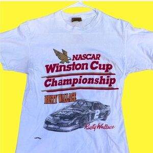 Vintage NASCAR rusty wallace t shirt
